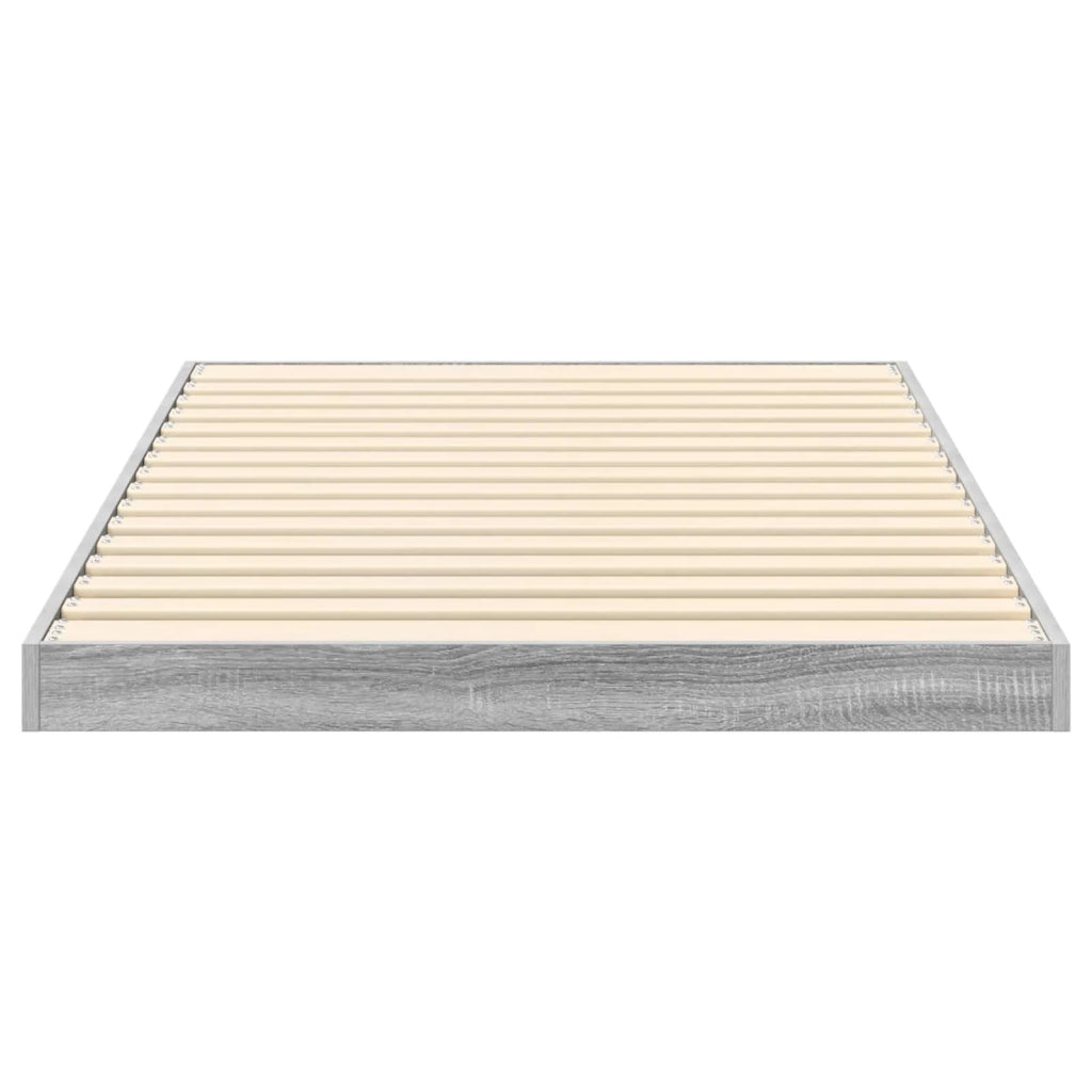 Struttura letto a terra-Giroletto Grigio Sonoma 100 x 200 cm