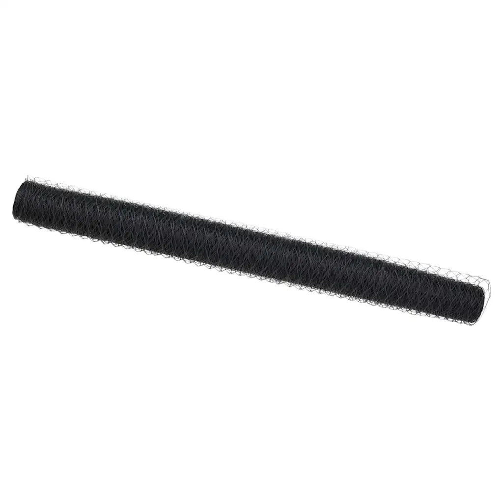 Recinzione da Giardino | Recinzione Esagonale Grigio 1,2 x 50 m PVC