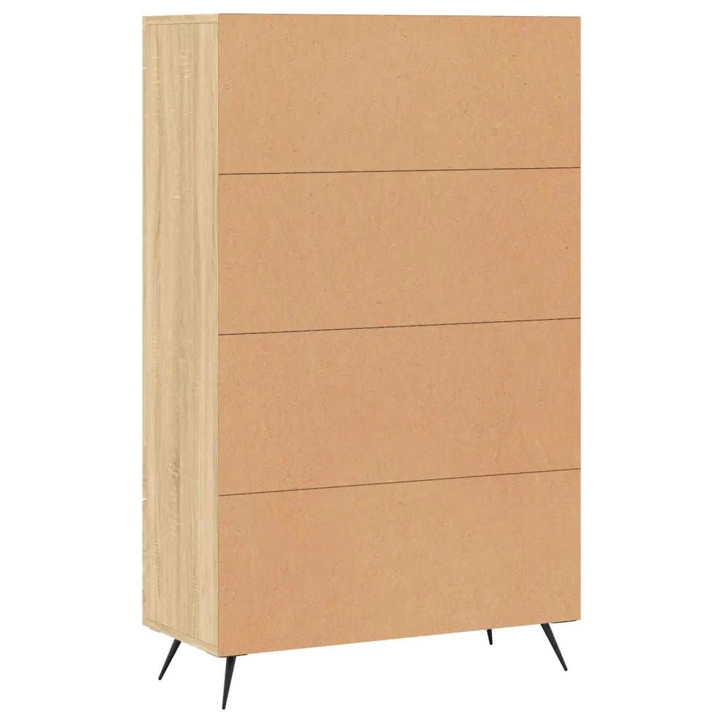 Credenza | Madia | Buffet da pranzo | Armadio da pranzo Rovere Sonoma 69,5x31x115 cm in Legno Multistrato