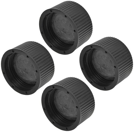 Set di coperture di scarico - 4 pezzi - Copertura di scarico in plastica - Per filtro di sabbia per piscine - Accessori di ricambio - Adatto per piscine