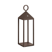 PICNIC Lampada da tavolo portatile LED 2,2W IP54 2700K CRI85 47cm - Corten - Rossini Group - Design in alluminio pressofuso
