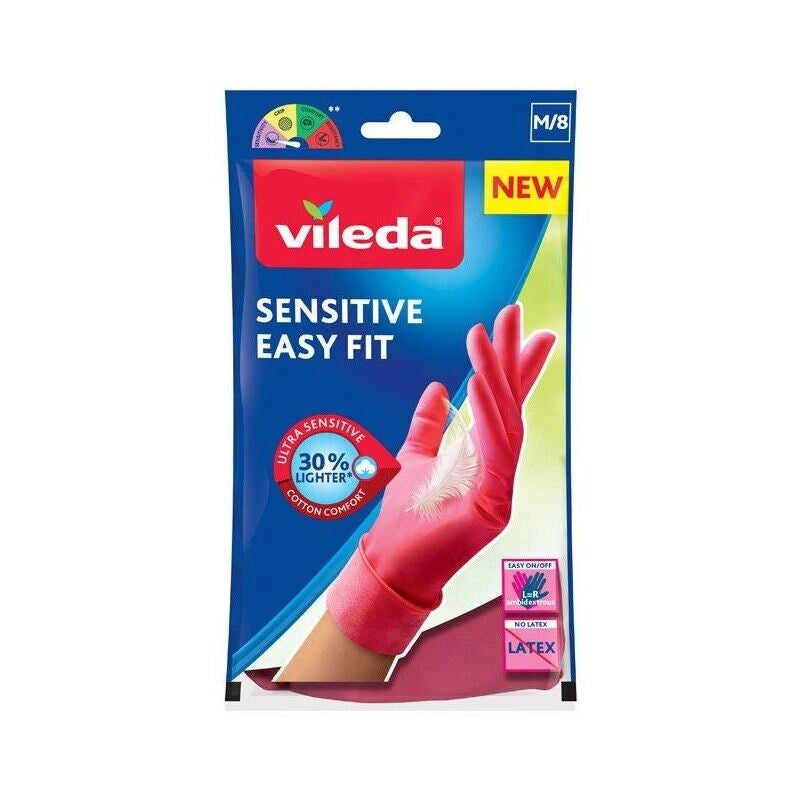 GUANTI VILEDA SENSITIVE EASY FIT IN NITRILE TAGLIA M