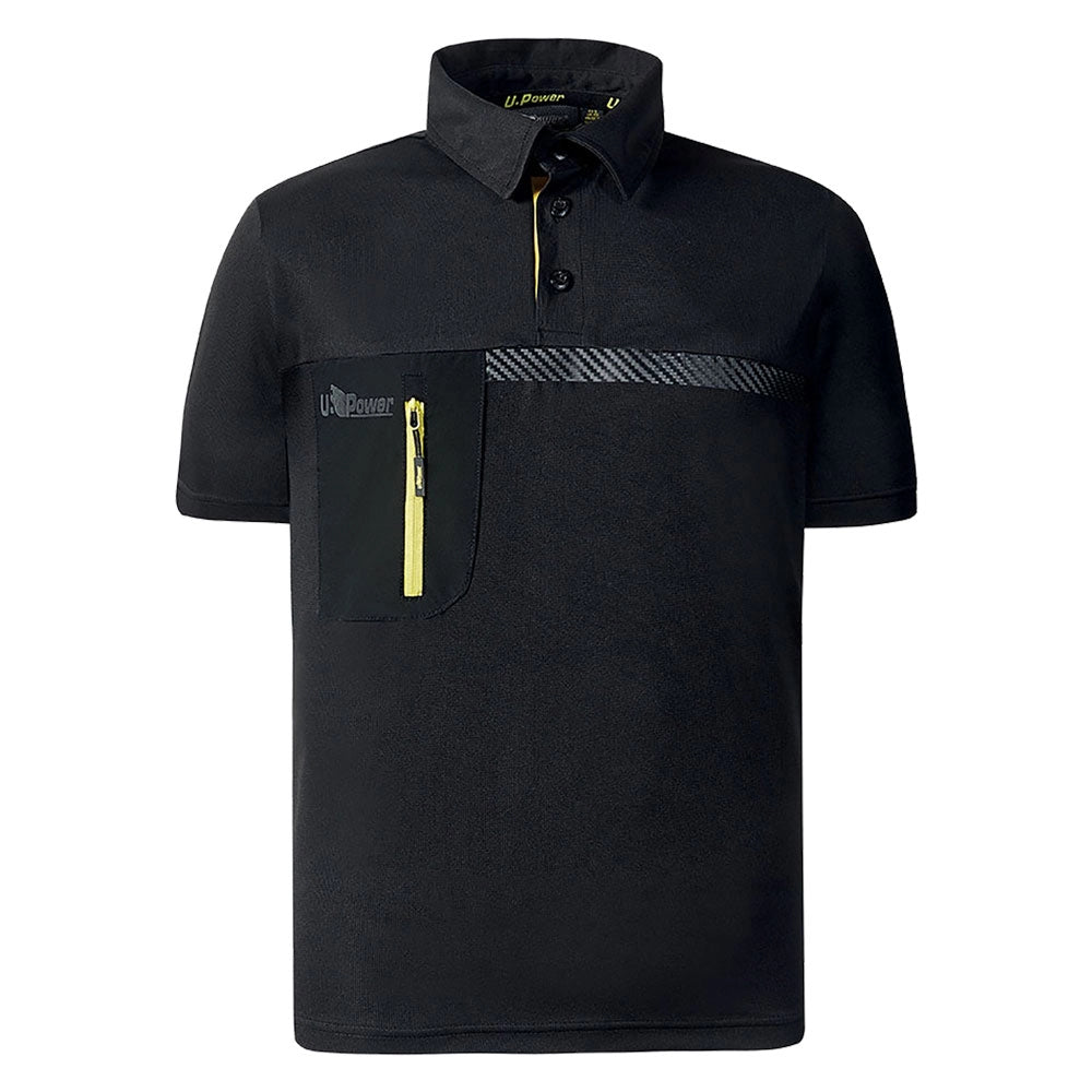 Polo termoregolatrice nera taglia XL