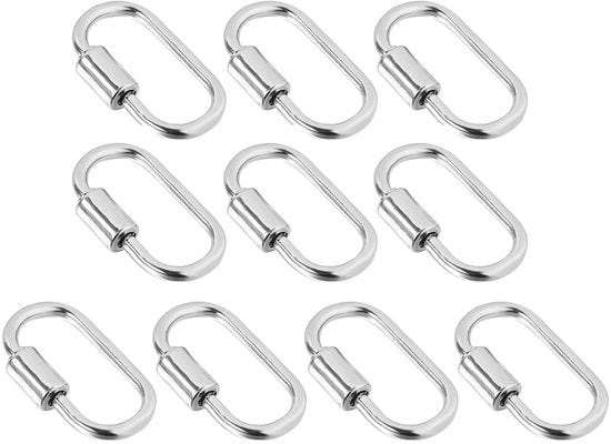 Set di 10 Viti a Bucia in Acciaio Inox