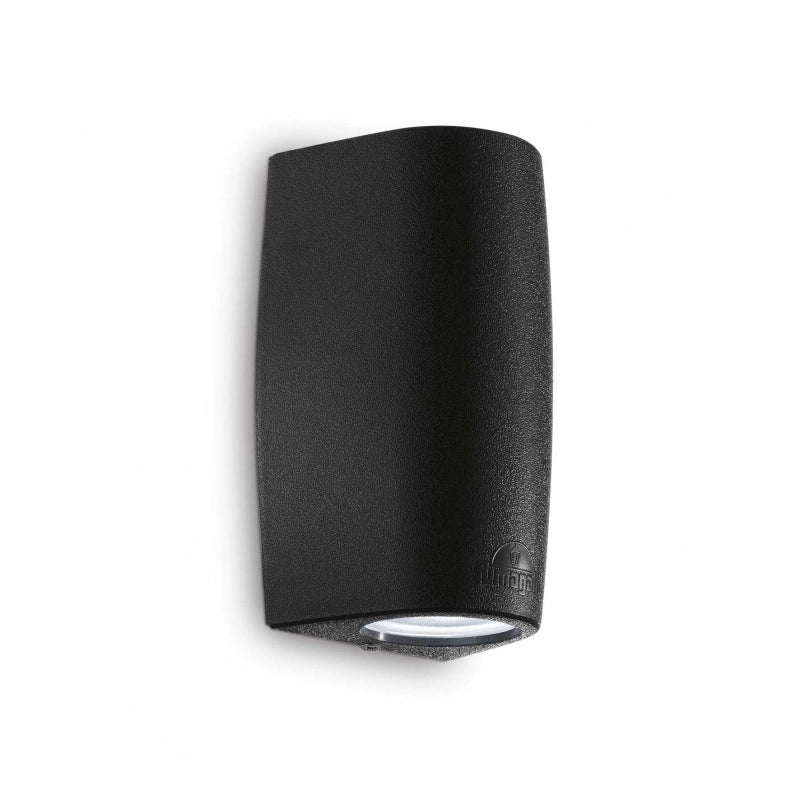 Lampada Da Parete Keope Ap2 Nero Ideal-Lux