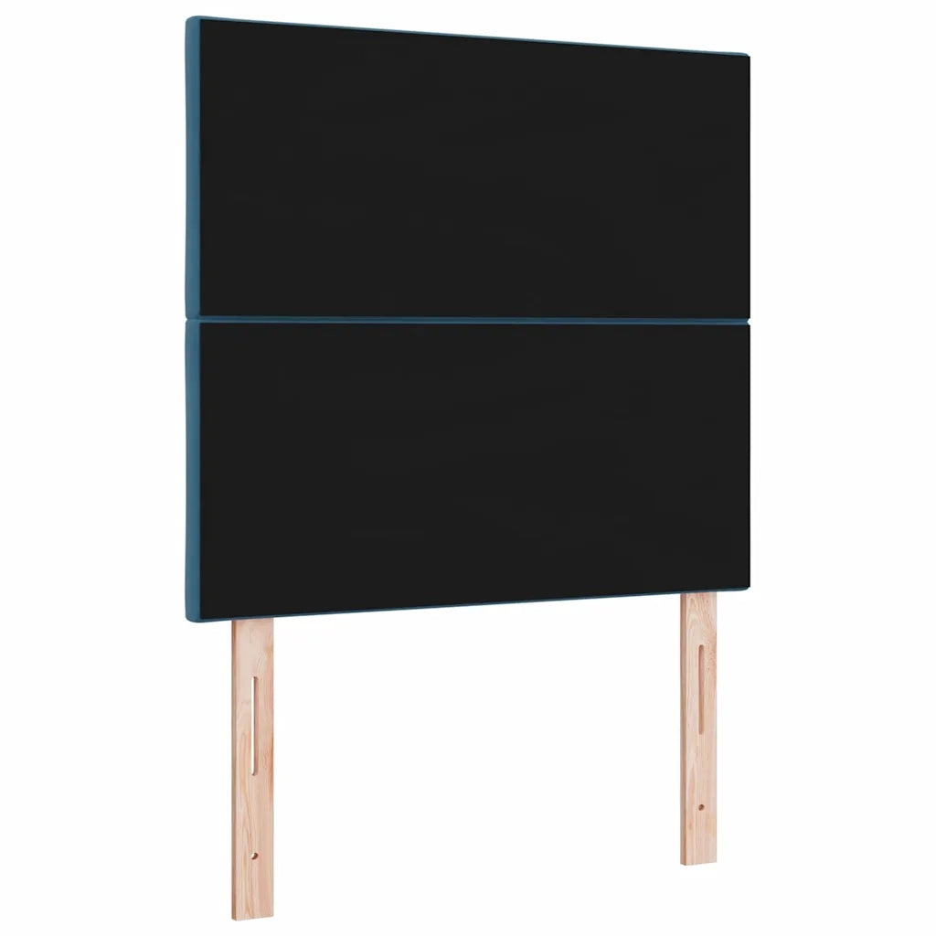 Testiera | Testata LED Blu Scuro 100 cm Velluto