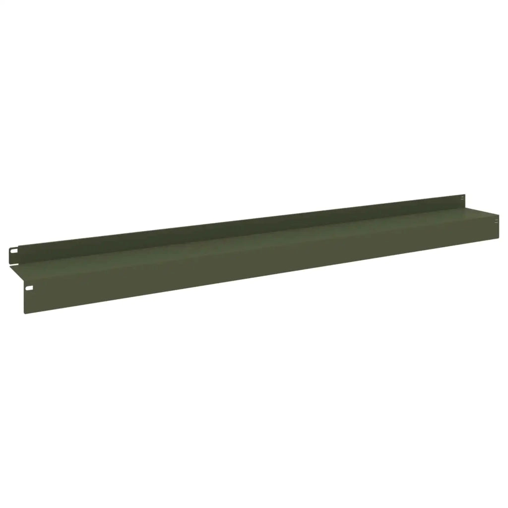 Bordura per Prato 30 pz 100 x 10 x 8 cm Acciaio Verde Oliva 8008879