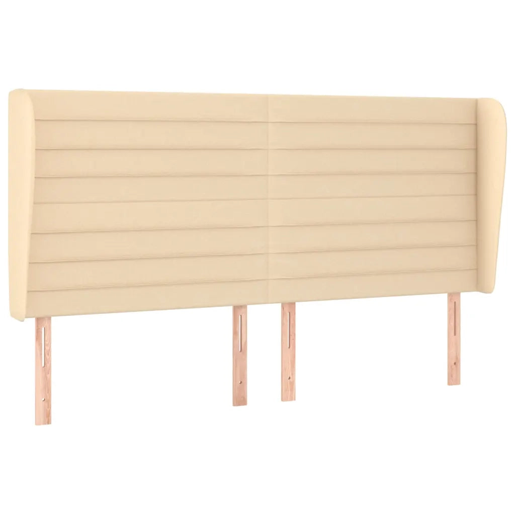 Giroletto a Molle con Materasso Crema 160x200 cm in Tessuto 3128058