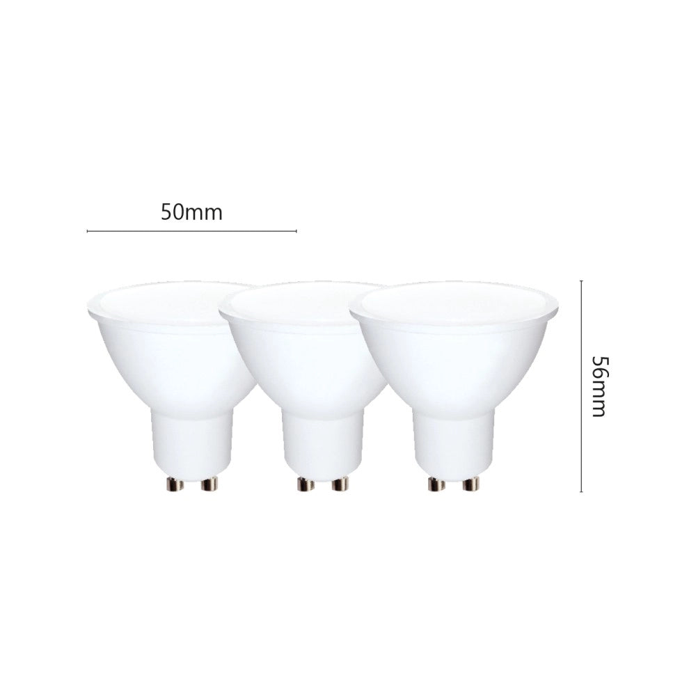 Alca power gu10 6w 175-250v 470lm 6000k lampadina dicroica led box da 3pz