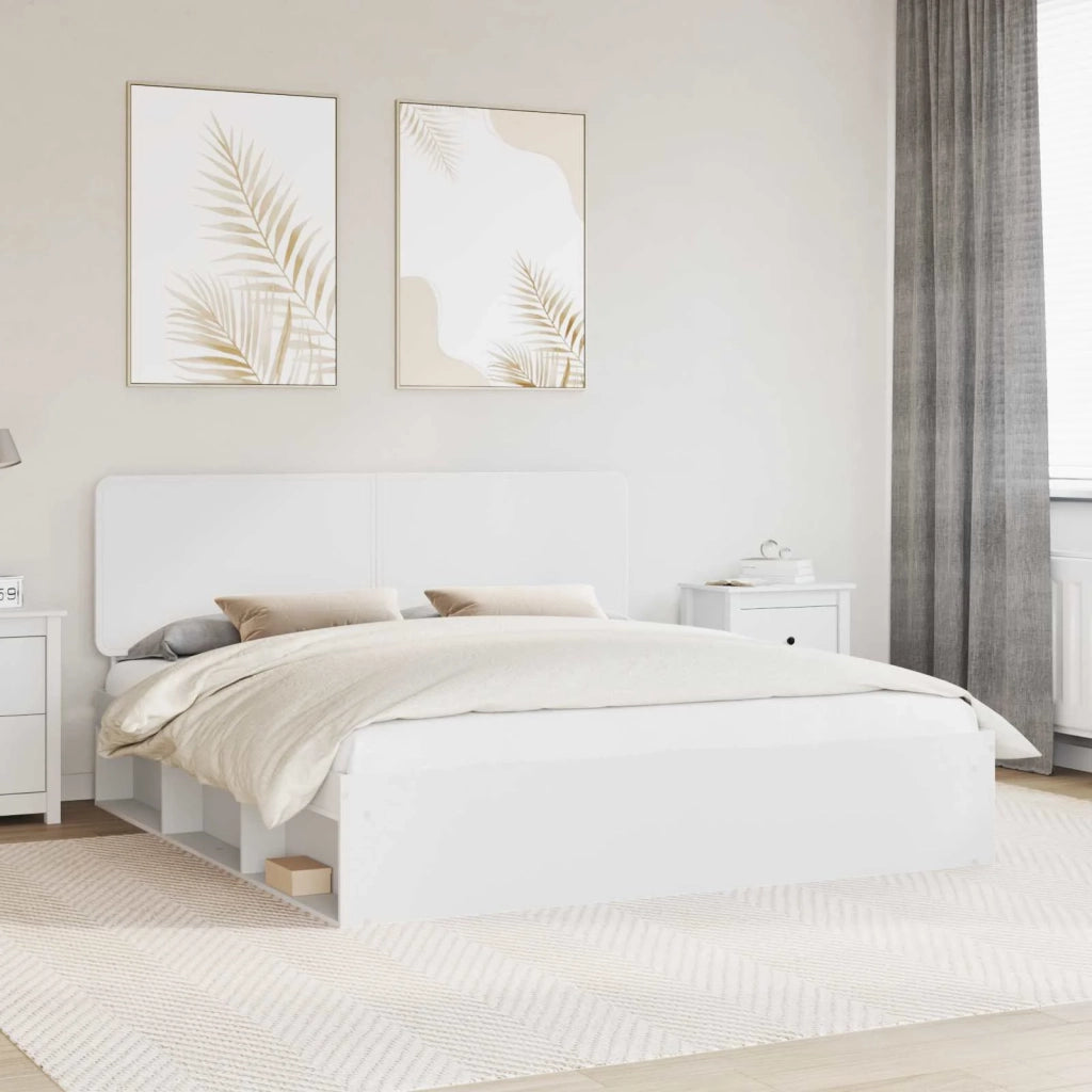 Struttura del letto Bianco 180 x 200 cm Pino massello 3412452