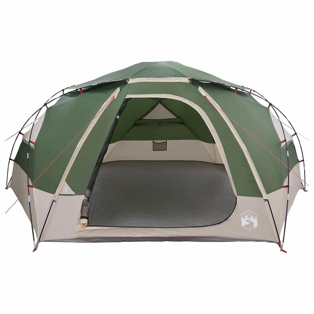 Tenda a cupola con tetto rimovibile-Tenda da campeggio Verde 12-Persone