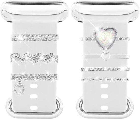 Charms per cinturino orologio in metallo - 22mm - Decorazione con chiusura per Apple Watch Series 8 7 6 5 4 3 2 1