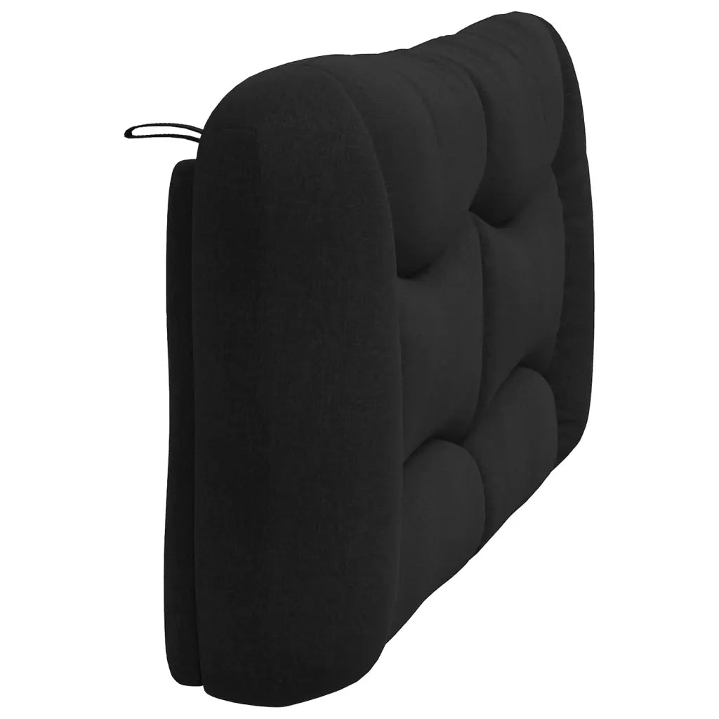 Cuscino Testiera Hvar Nero 160 cm in Tessuto 374590