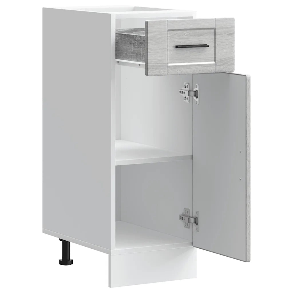Base da Cucina-Mobile Base da Cucina Porto Grigio Sonoma in Legno Multistrato 268828