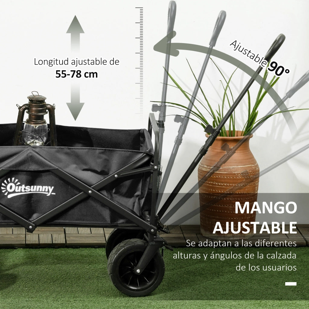 Carro Pieghevole per Bambini ¨C zephmum ¨C Nero