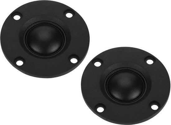 Paio Altoparlanti HiFi Tweeter a Cupola 30W 6Ω Copertura Laterale 20 mm Diaframma Vibrante.
