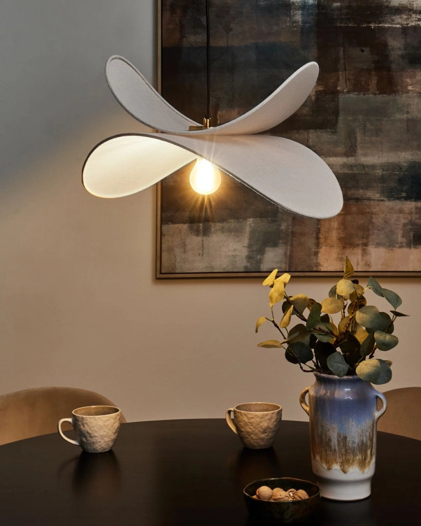 Lampada a sospensione moderna plafoniera grigio chiaro lampadina a vista paralume in tessuto di lino Retro Vintage