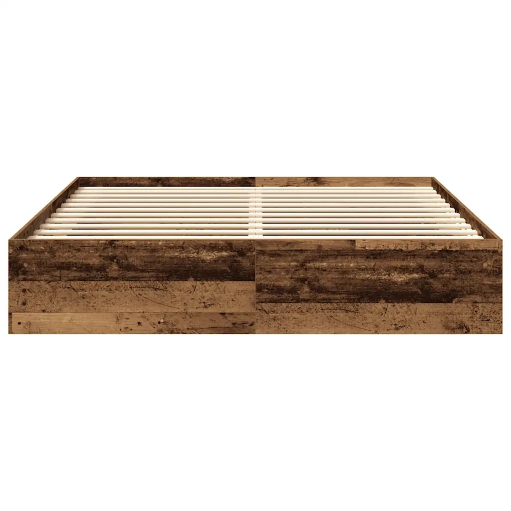 Giroletto senza Materasso Legno Antico 180x200 cm in Truciolato 3328861