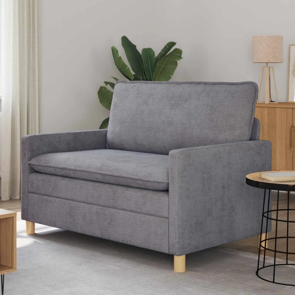 Divano Grigio Chiaro 126 x 81 x 87,5 cm Poliestere 42028820