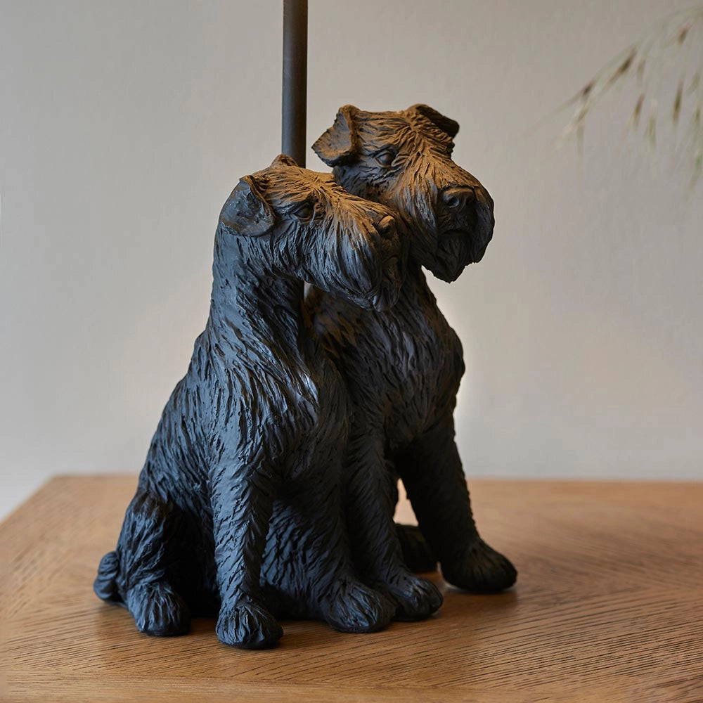 Lampada da tavolo Westie resina nera opaca E14 Endon