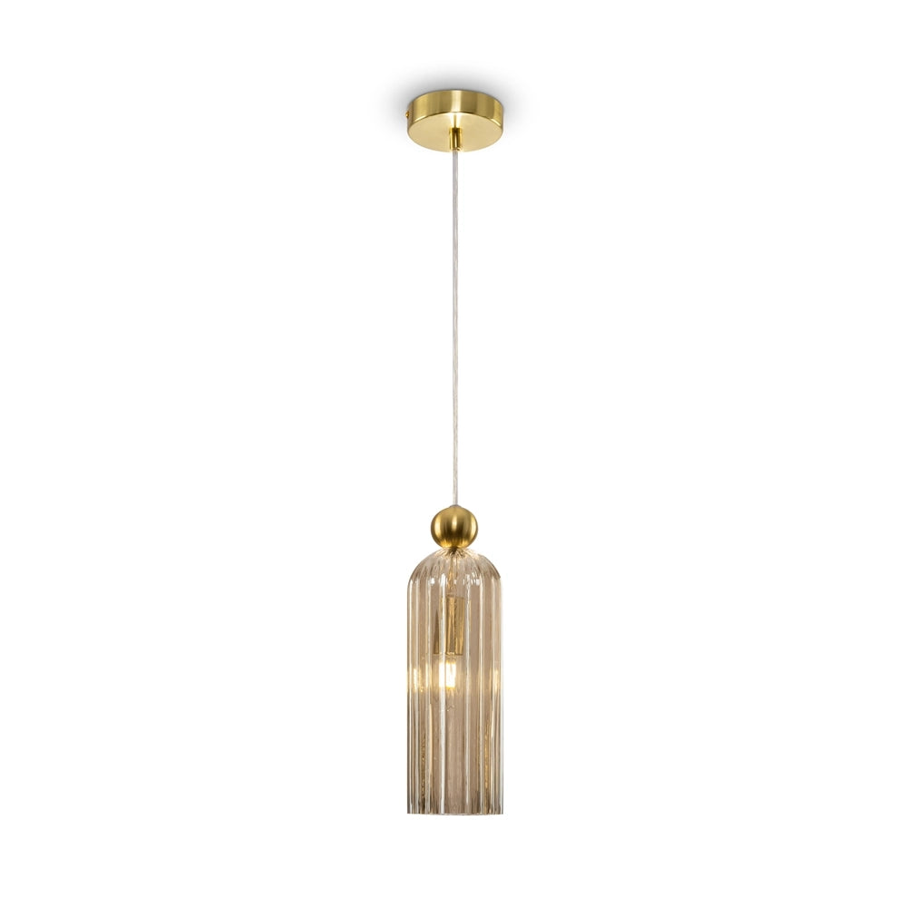 Lampada a sospensione Maytoni Antic ottone vetro E14