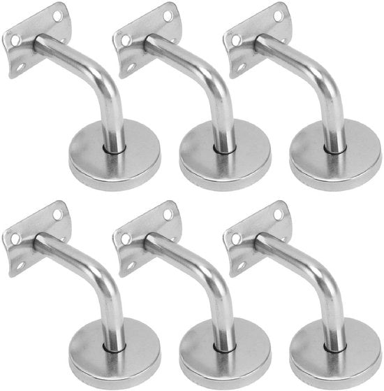 Supporto per Parete in Acciaio Inossidabile 304 Massiccio - Fissaggio Solido - Alta Stabilità - Per Interno/Esterno - Diametro 1,23 mm - Alta Capacità di Sostegno - Supporto per Parete