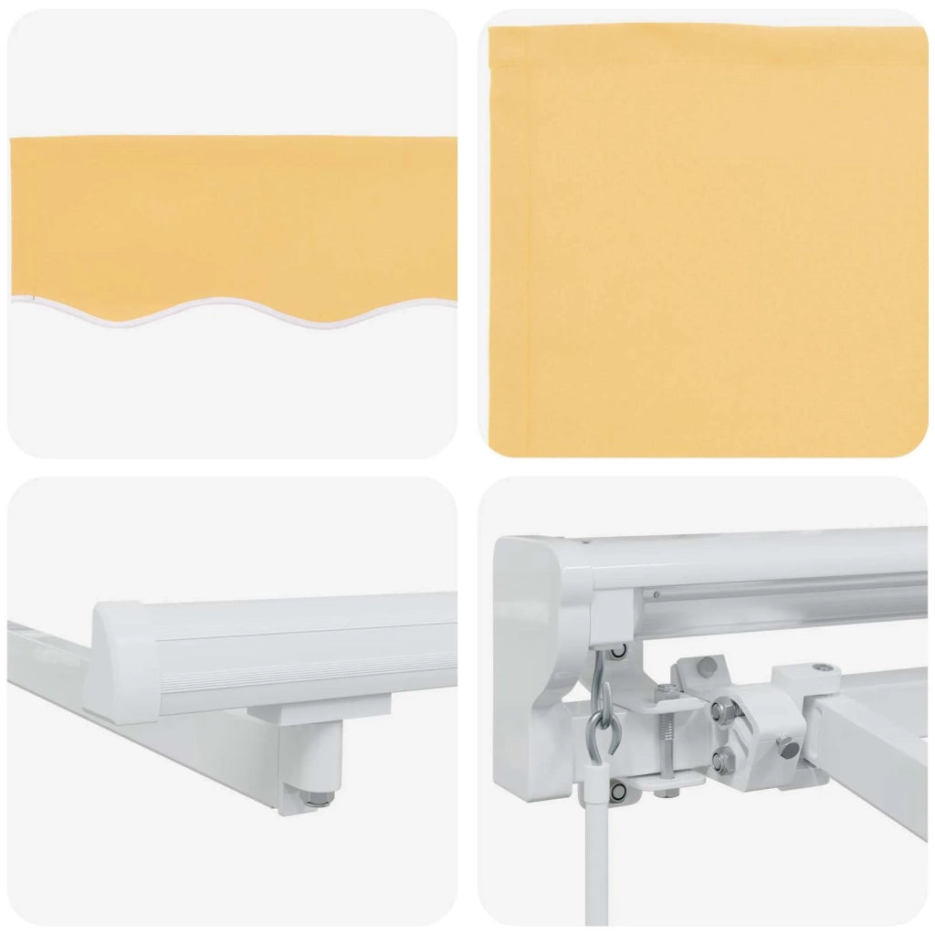 Tenda retrattile manuale Sabbia 4 × 3,5 m 3426142