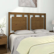 Testiera per Letto-Testata-Testiera Decorativa ambra 125,5x4x100 cm Legno Massello di Pino 340848