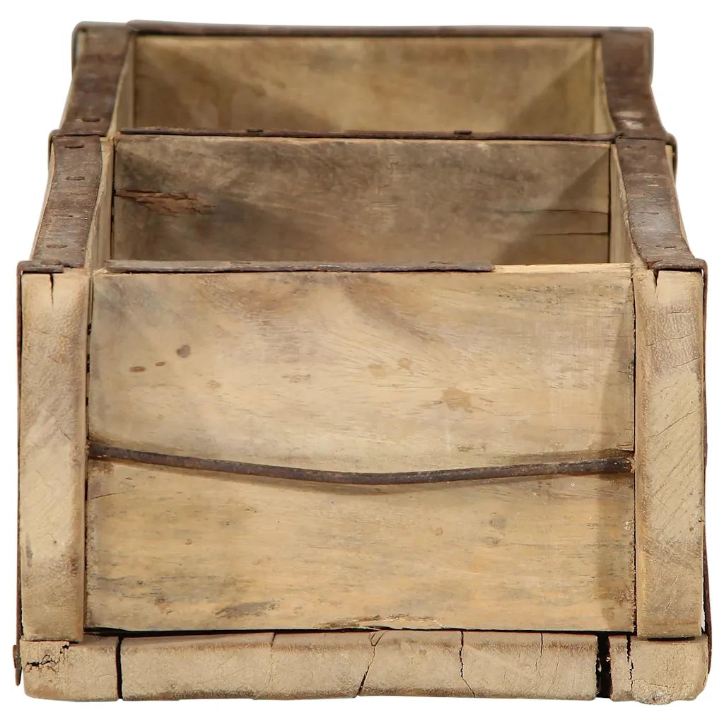 Vassoio 4 pcs Marrone 57 x 15 x 9 cm Legno Recuperato Massello 4019611