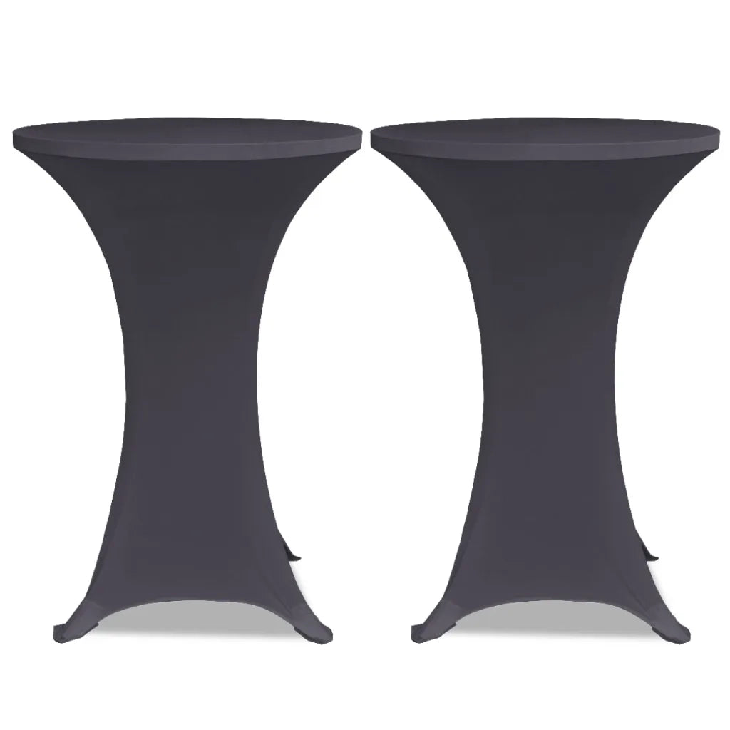 Copertura Elastica per Tavolo 70 cm Antracite 2 pz CFW6583901