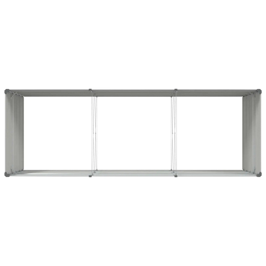 Fioriera Grigio chiaro 290 x 100 x 75 cm Acciaio zincato 42018170