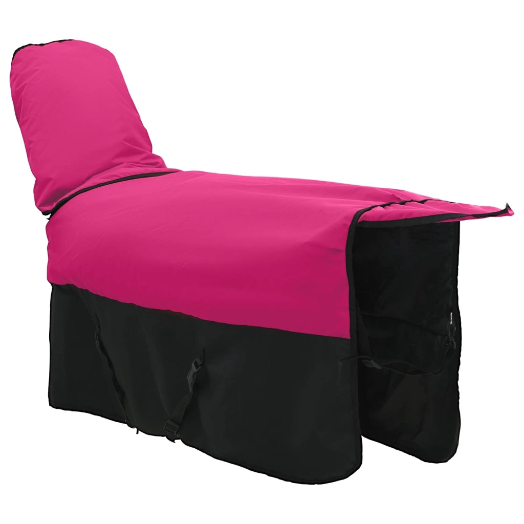 Coperta per Cavalli Rosa e Nero 85 cm Poliestere 42013148