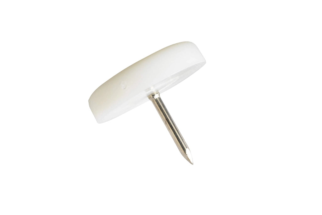 PIEDINO SOTTOSEDIA Ø 14 mm - Bianco - 250 pezzi