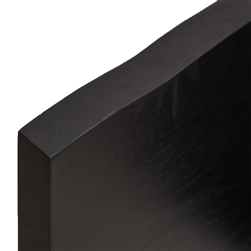 Piano Tavolo | Superficie Tavolo | Piano Scrivania Marrone 160x60x(2-4) cm Rovere Massello Trattato