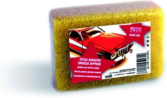 Spongia speciale per pulizia auto - vetro e cromo - multicolore