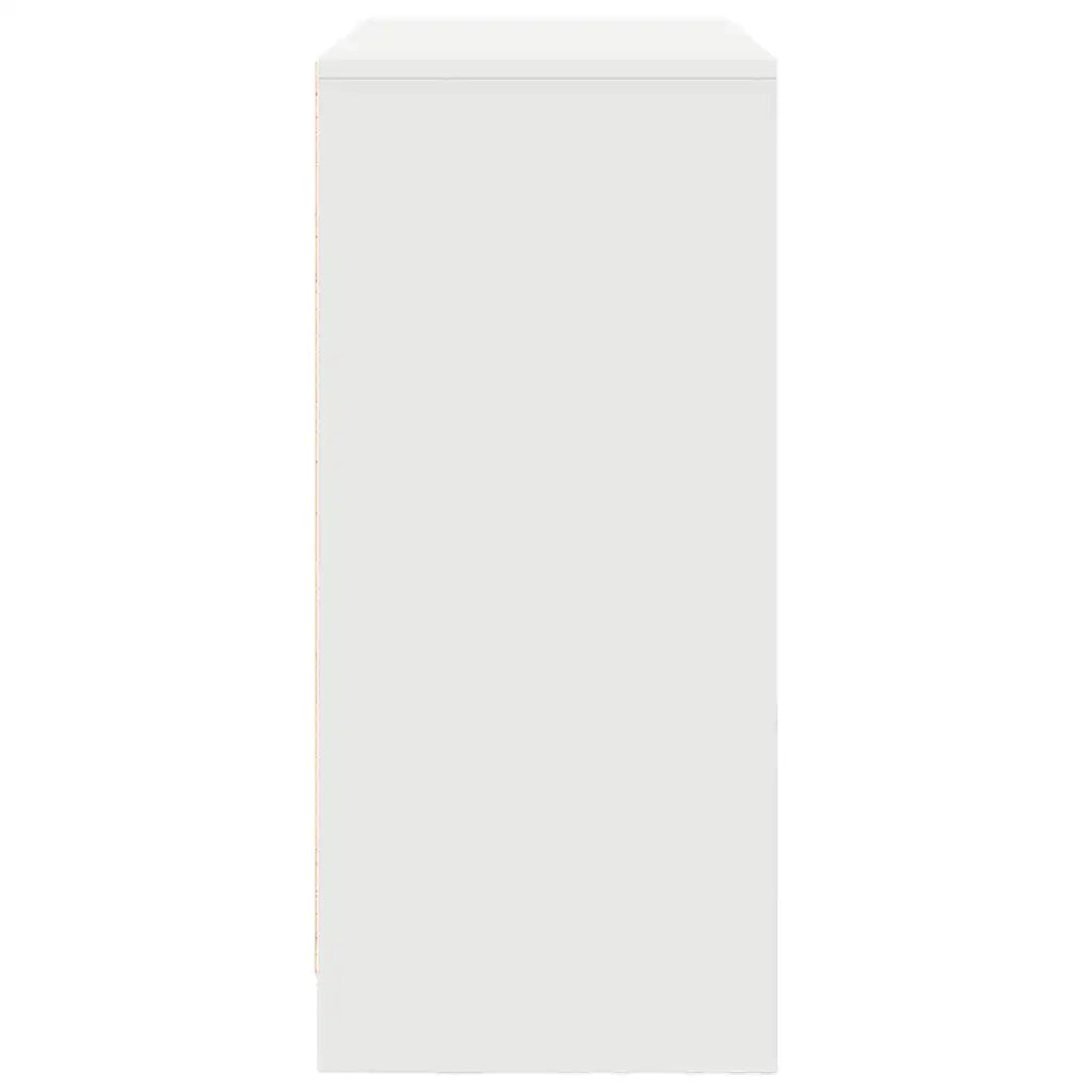 Credenza con Cassetto-Buffet-Armadio da cucina Bianco 80x34x76 cm in Legno Multistrato