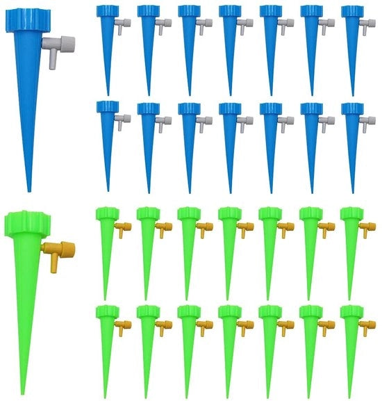 Sistema di Irrigazione a Gocce 30 Pezzi - Punti Autoabbeveranti - Adattabile - Irrigazione Automatica - Resistente al Calore - Amichevole con l'ambiente PP - Sistema di Irrigazione per Piante