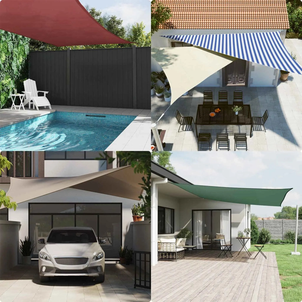 Telo Ombra da Esterno 4 x 5 x 5 m 100% Poliestere Oxford 42031188