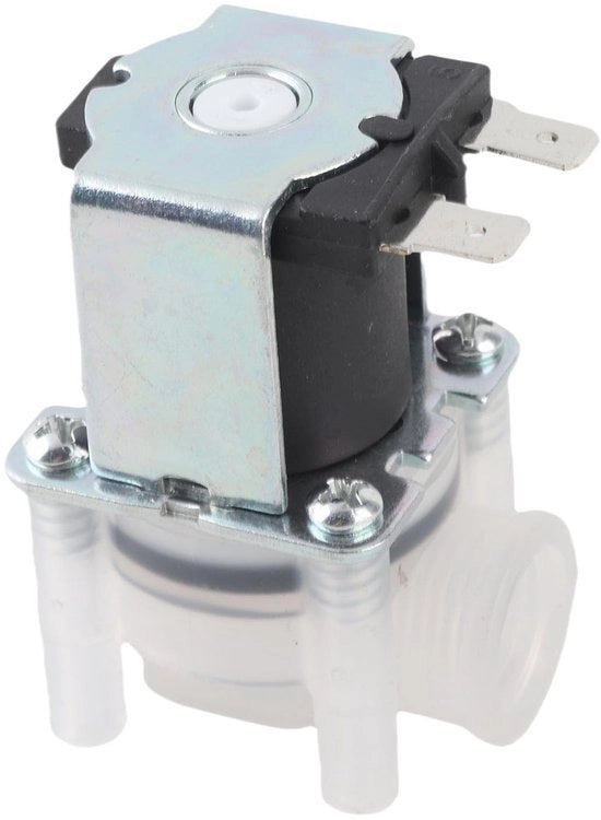 Ventilatore Magnetico 24V DC - Chiusura Normale N/C - Dispensatore d'Acqua - Connettore di Ingresso 1/2 pollici - Pressione Massima 0,8 MPa - Peso 93 g - Valvola dell'Acqua