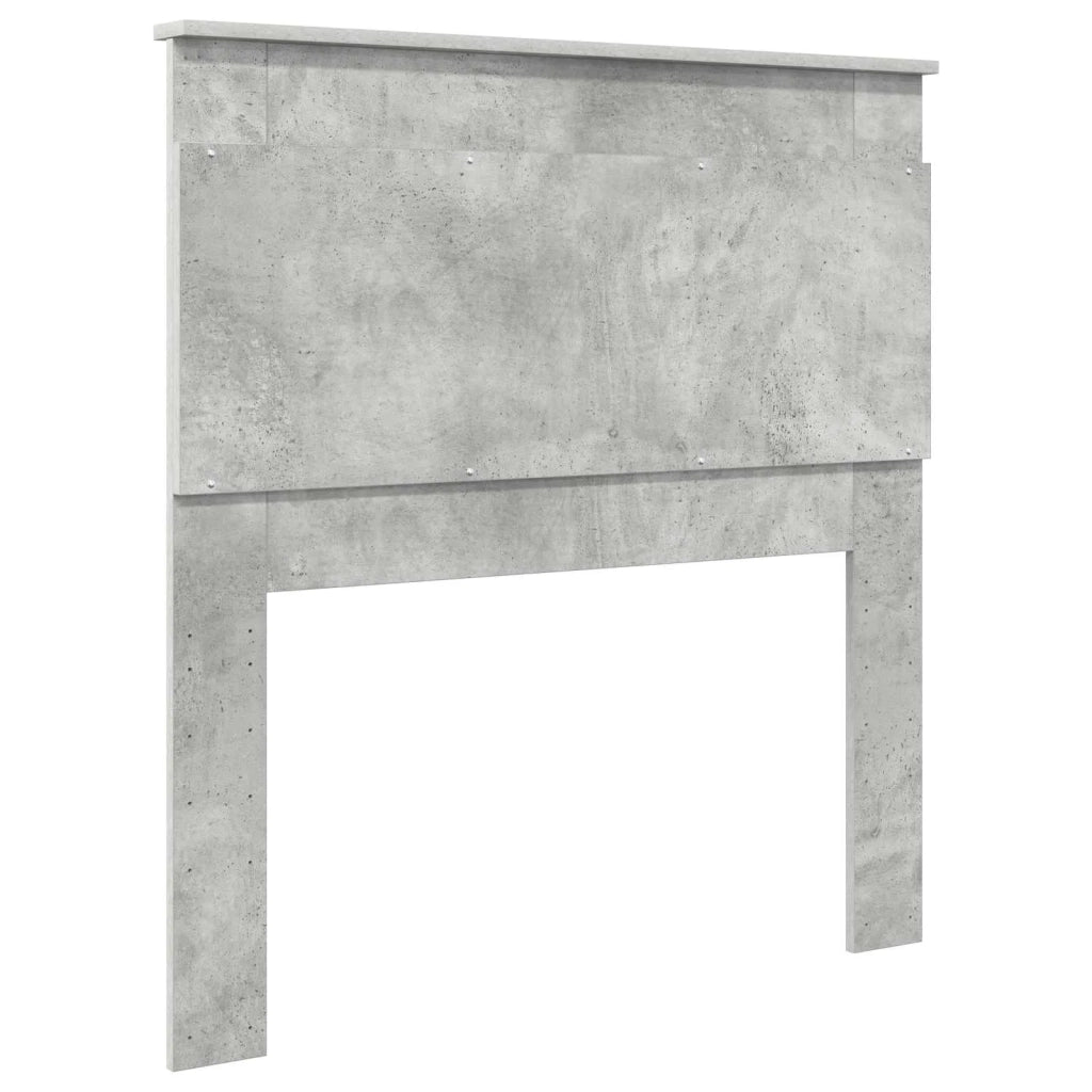 Testiera | Testata con Testiera | Testata Grigio cemento 100 cm Legno multistrato