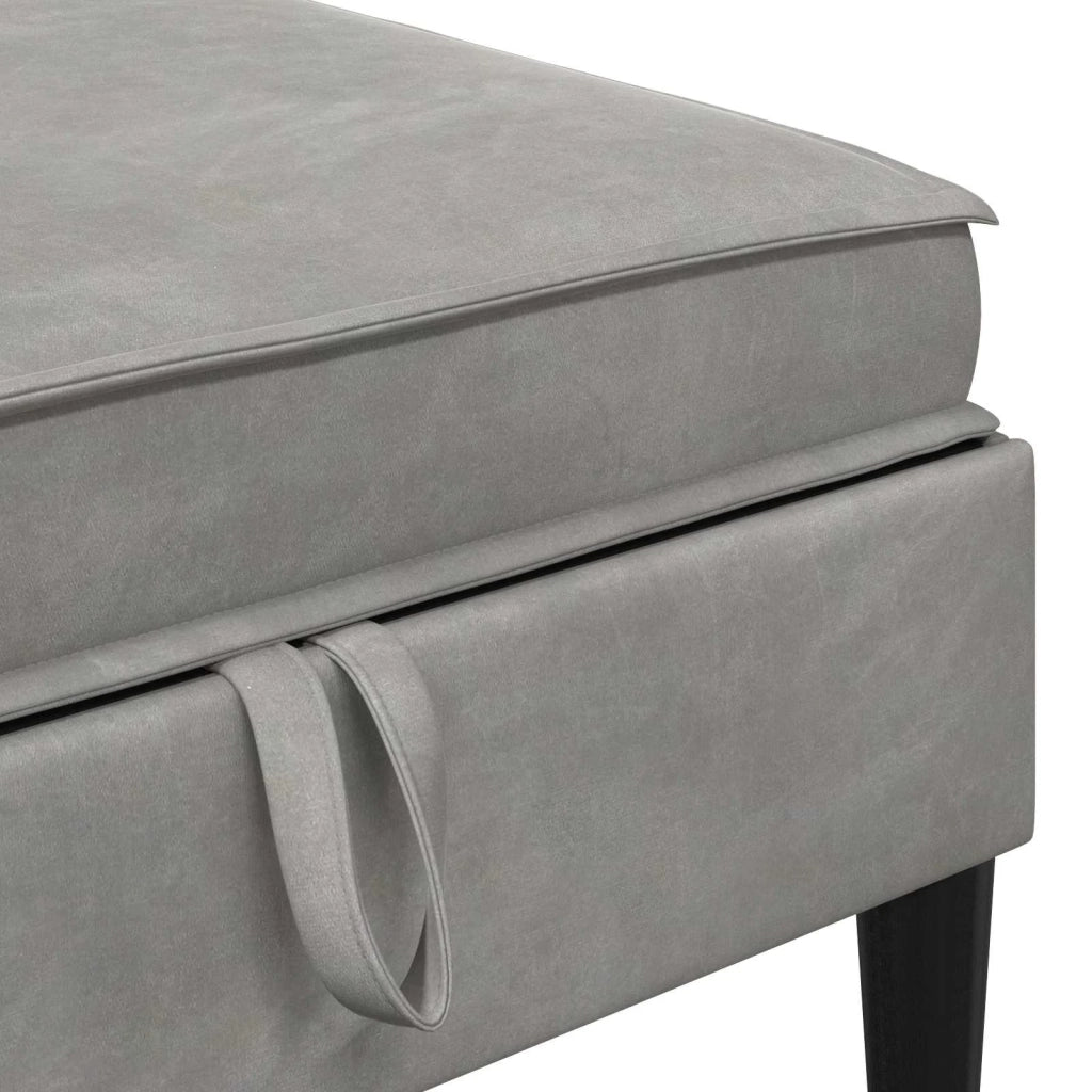 Set di mobili per il soggiorno 6 pcs Grigio Chiaro Velluto 3413732