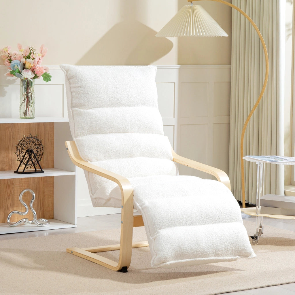 Poltrona in legno di betulla ¨C zephmum ¨C bianco