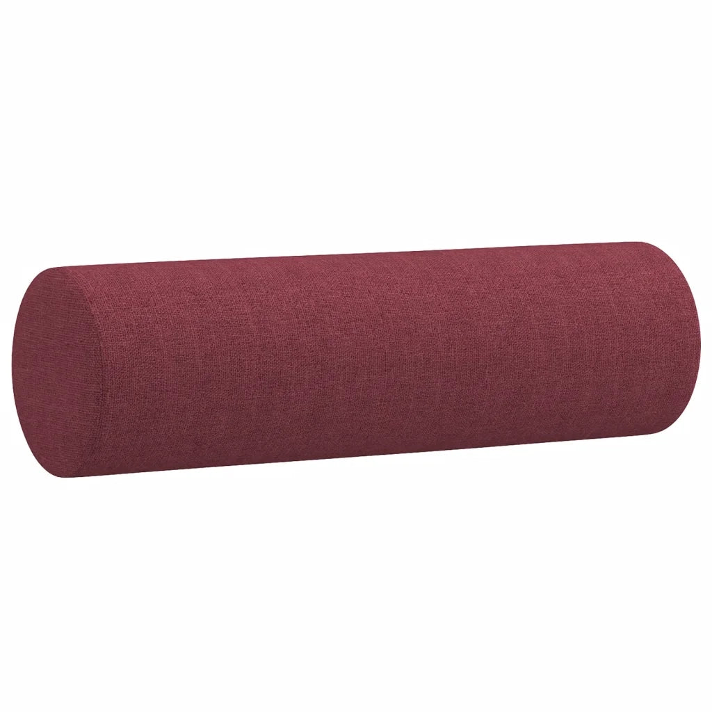 Divano a 2 Posti con Cuscini-Sofa 2 Posti con Cuscini Rosso Vino 120 cm in Tessuto 420240