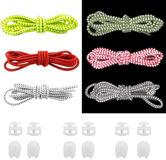Cinture elastiche 100 cm - Cinture sportive - Cinture per bambini/adulti - Cinture auto bloccanti - 3 paia