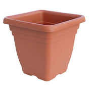 VASO QUADRO LAURUS ICS - PP TERRACOTTA CM 45X45 H.CM 40- 6 pezzi