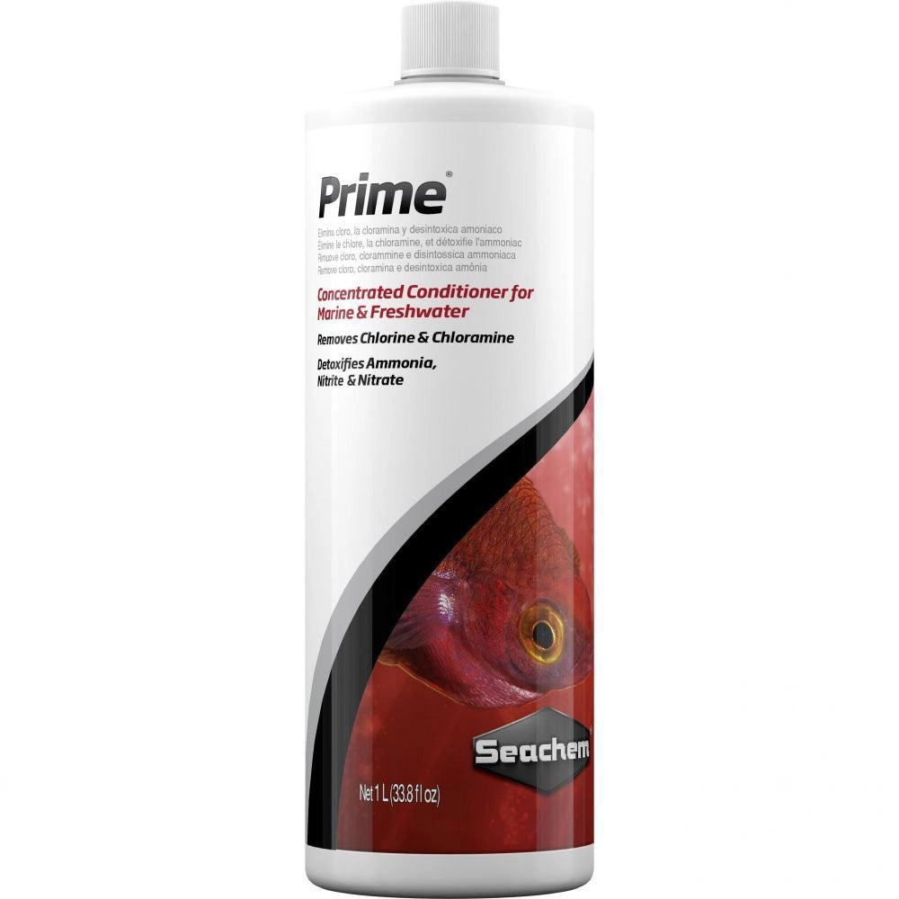 Seachem Prime - Biocondizionatore per Acqua Dolce e Marina Formato: 1000 ml