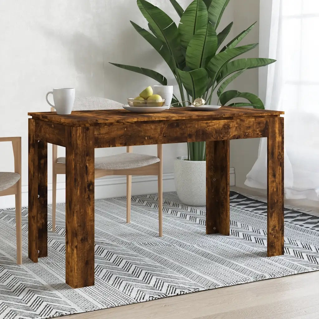 Tavolo da Pranzo | Tavolo da cucina Rovere Fumo 120x60x76 cm Legno Multistrato