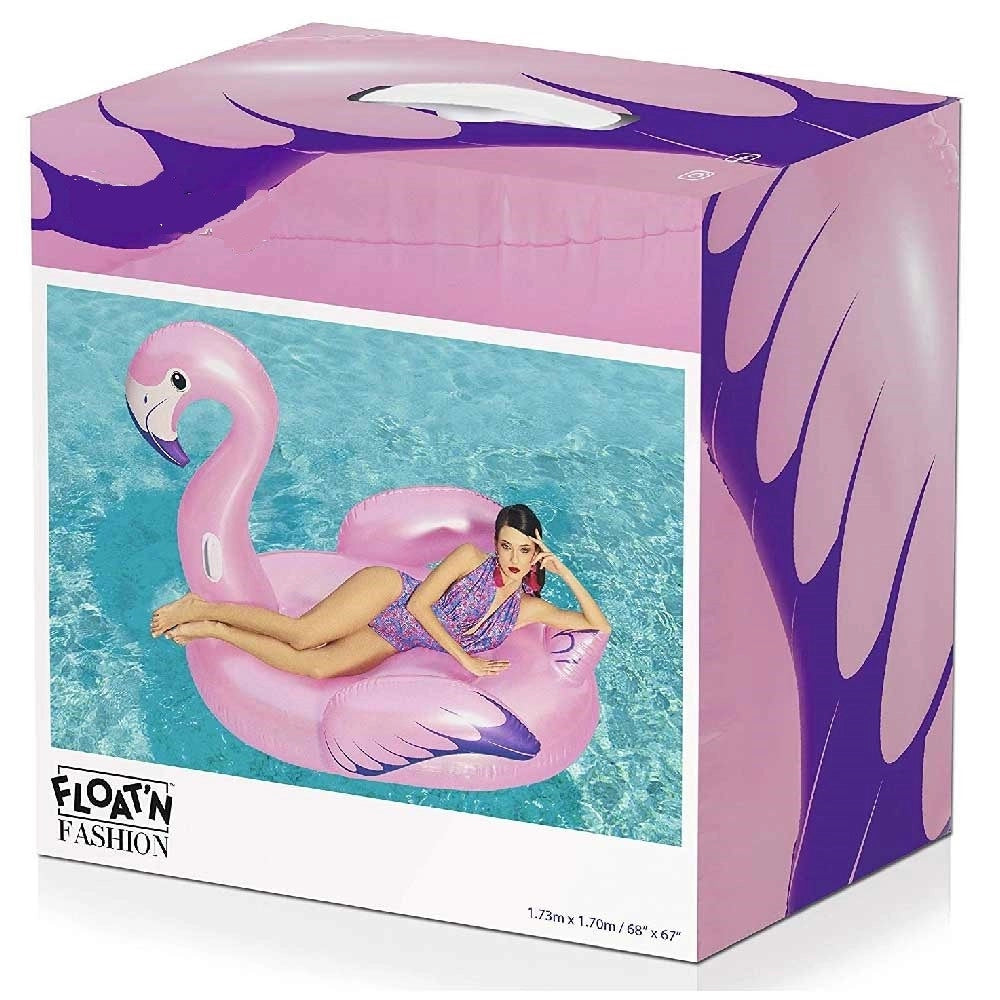 Fenicottero Fashion Luxury Cavalcabile Gigante 173 X 170 Cm Isola Rosa         
