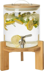 Dispenser per bevande in vetro - Ideale per feste e barbecue