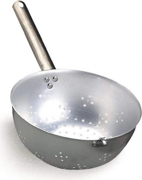 Colapasta Sferico in Alluminio - Grado Professionale - 3 mm di Spessore - 20 cm di Diametro